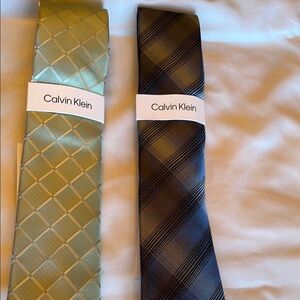 Calvin Klein men’s 2 ties NWT